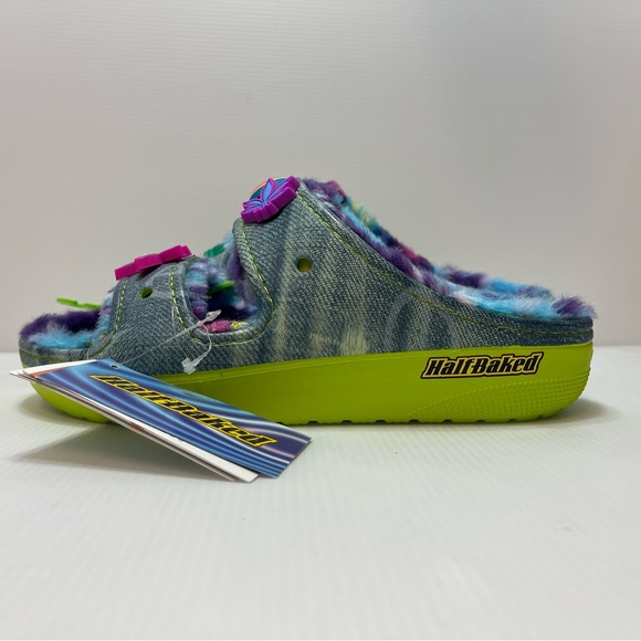 Crocs x Half Baked Cozzzy Sandals Clogs Faux Fur Slides Unisex Women's 8 Men's 6 - Picture 9 of 16